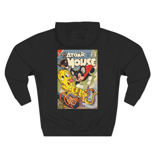 Atomic Mouse Retro Cartoon Hoodie