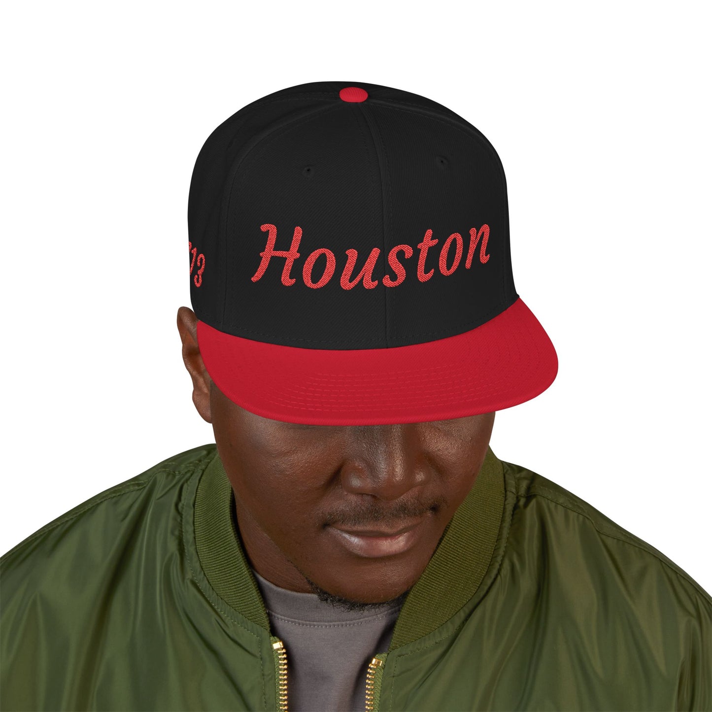 Houston 713 Embroidered Snapback Streetwear Cap