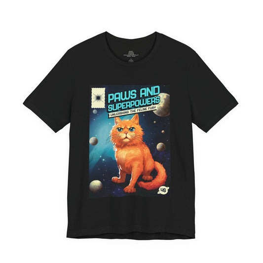 Unleashing Feline Fury tee | Cat Space Vintage Graphic T-Shirt
