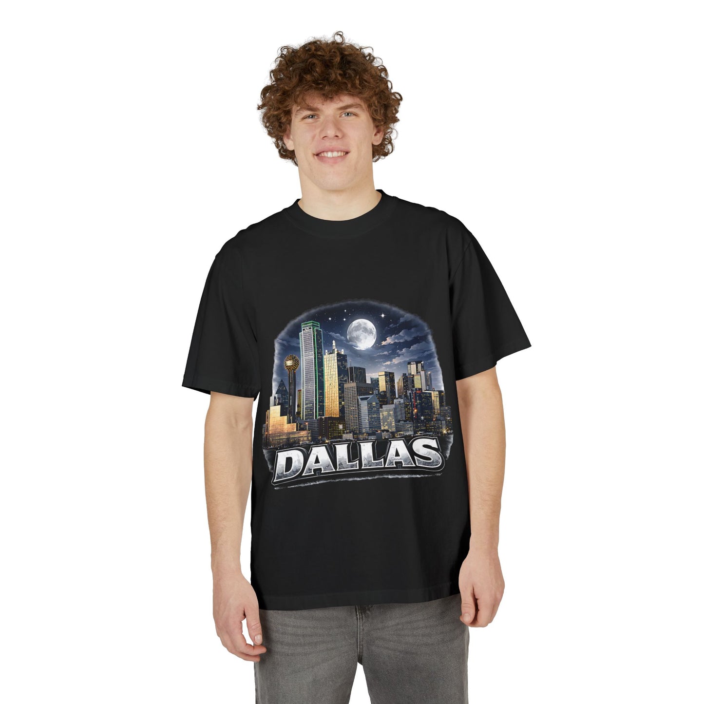 Dallas Night Skyline T-Shirt
