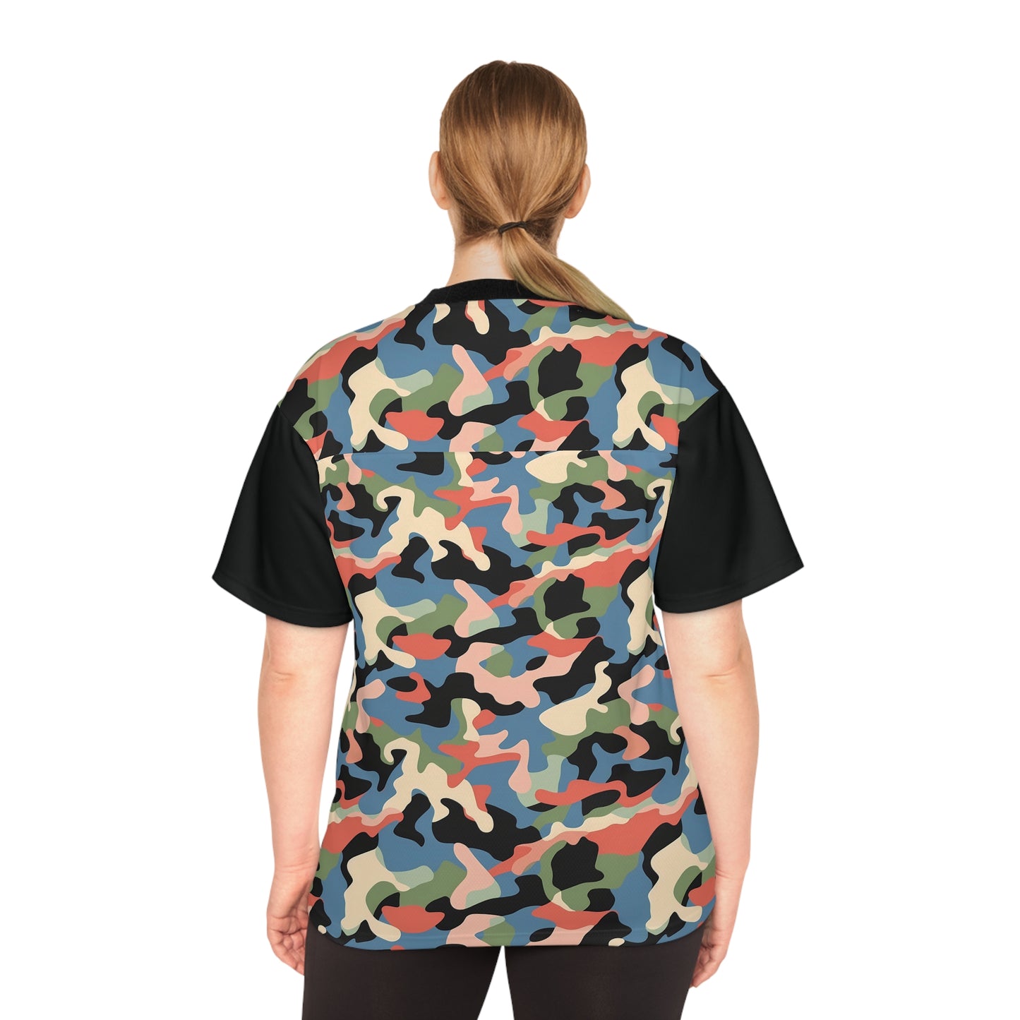 Colorful Camo Football Jersey