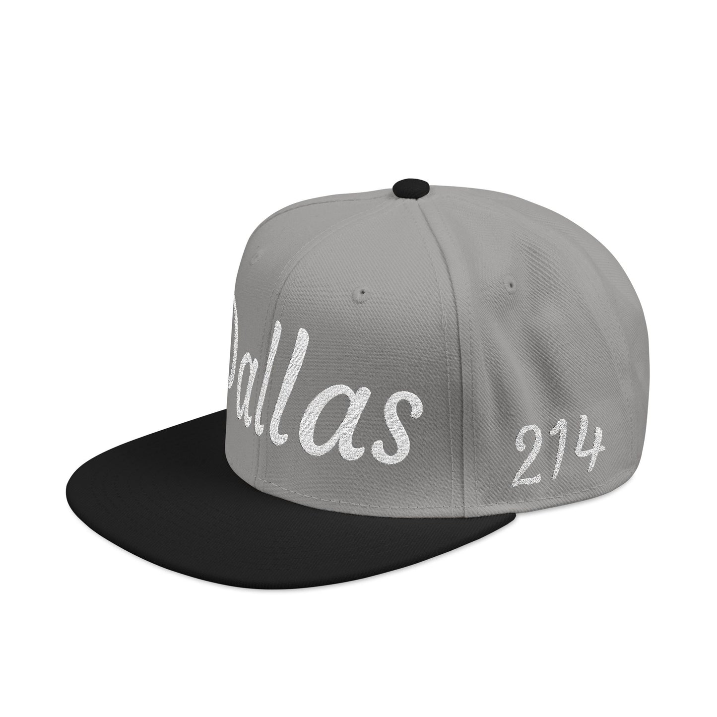 Dallas 214 Embroidered Snapback Streetwear Cap