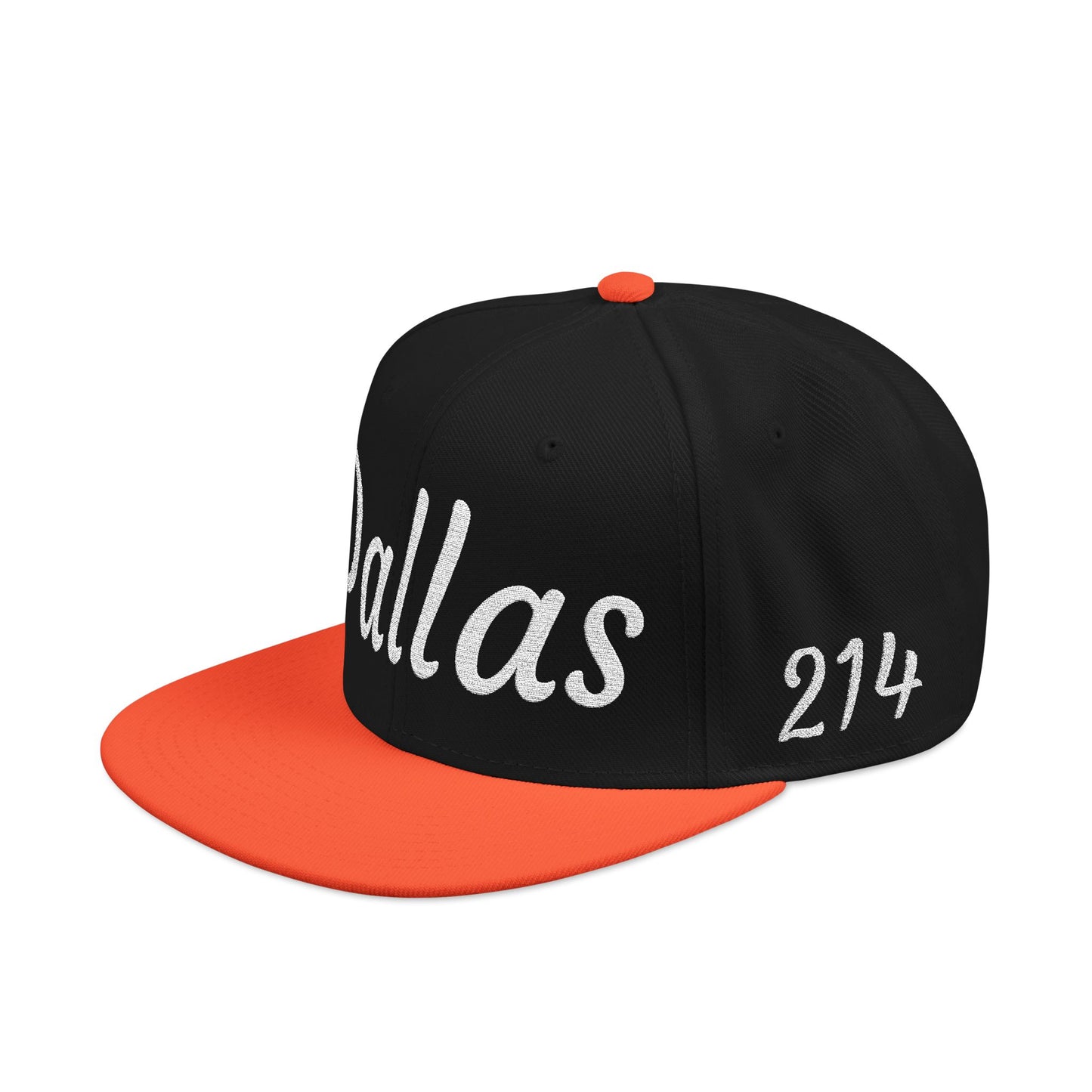 Dallas 214 Embroidered Snapback Streetwear Cap