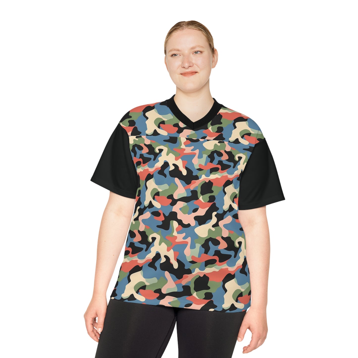 Colorful Camo Football Jersey