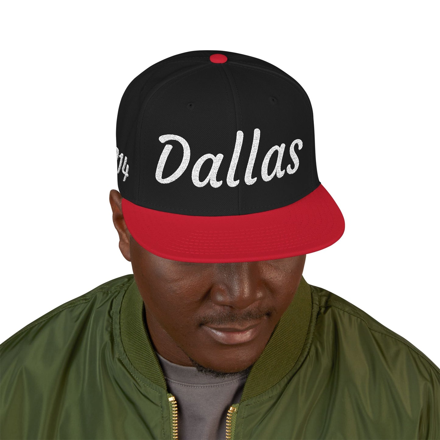 Dallas 214 Embroidered Snapback Streetwear Cap