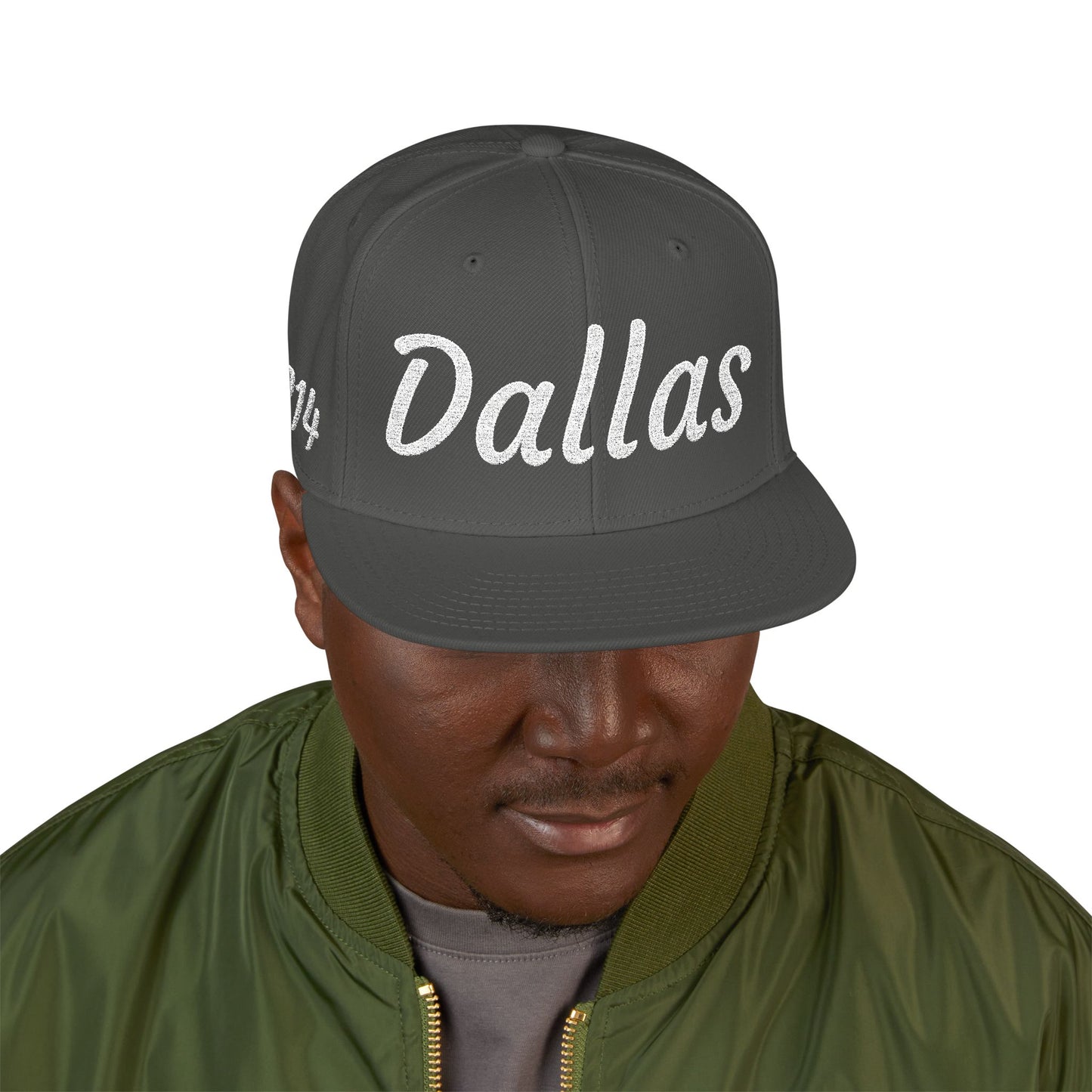 Dallas 214 Embroidered Snapback Streetwear Cap