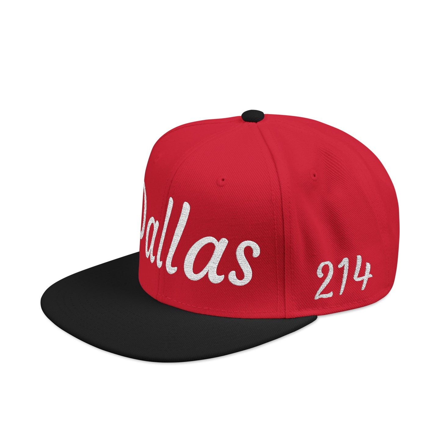 Dallas 214 Embroidered Snapback Streetwear Cap