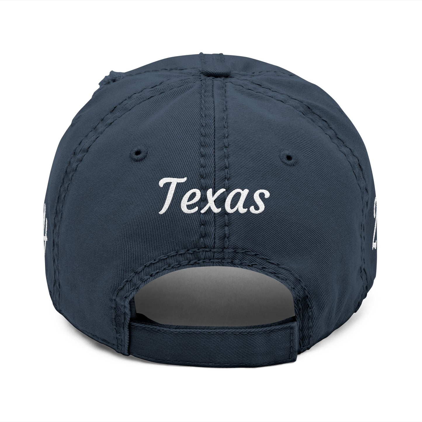 Embroidered Dallas Distressed - Texas Vintage Dad Cap