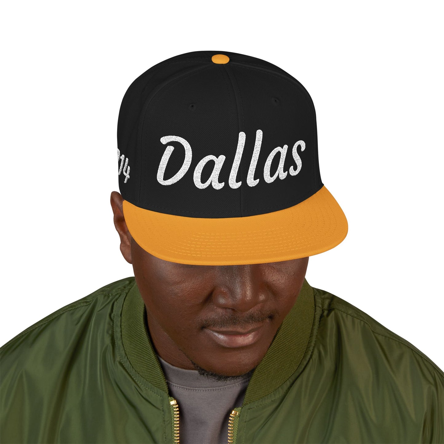 Dallas 214 Embroidered Snapback Streetwear Cap
