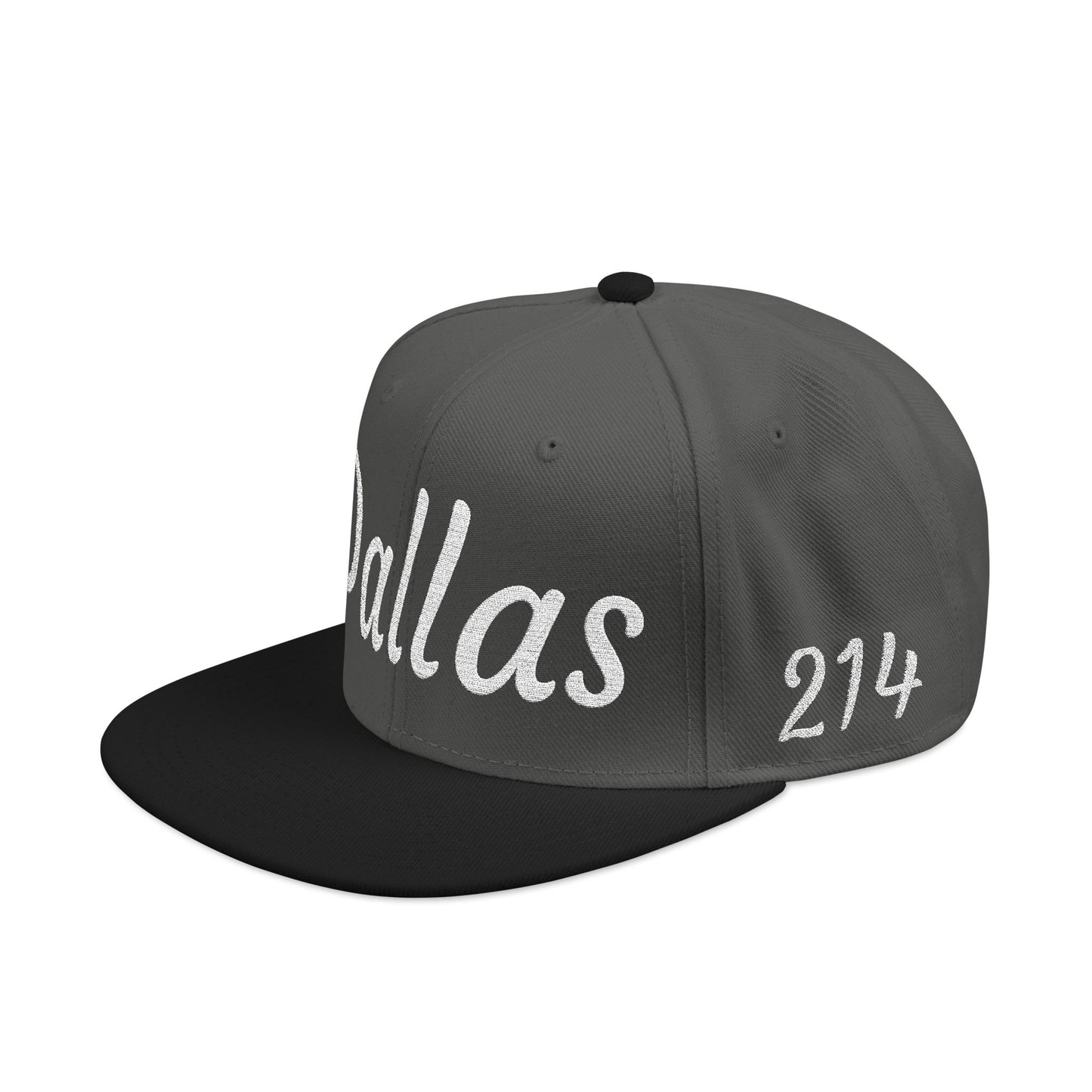 Dallas 214 Embroidered Snapback Streetwear Cap