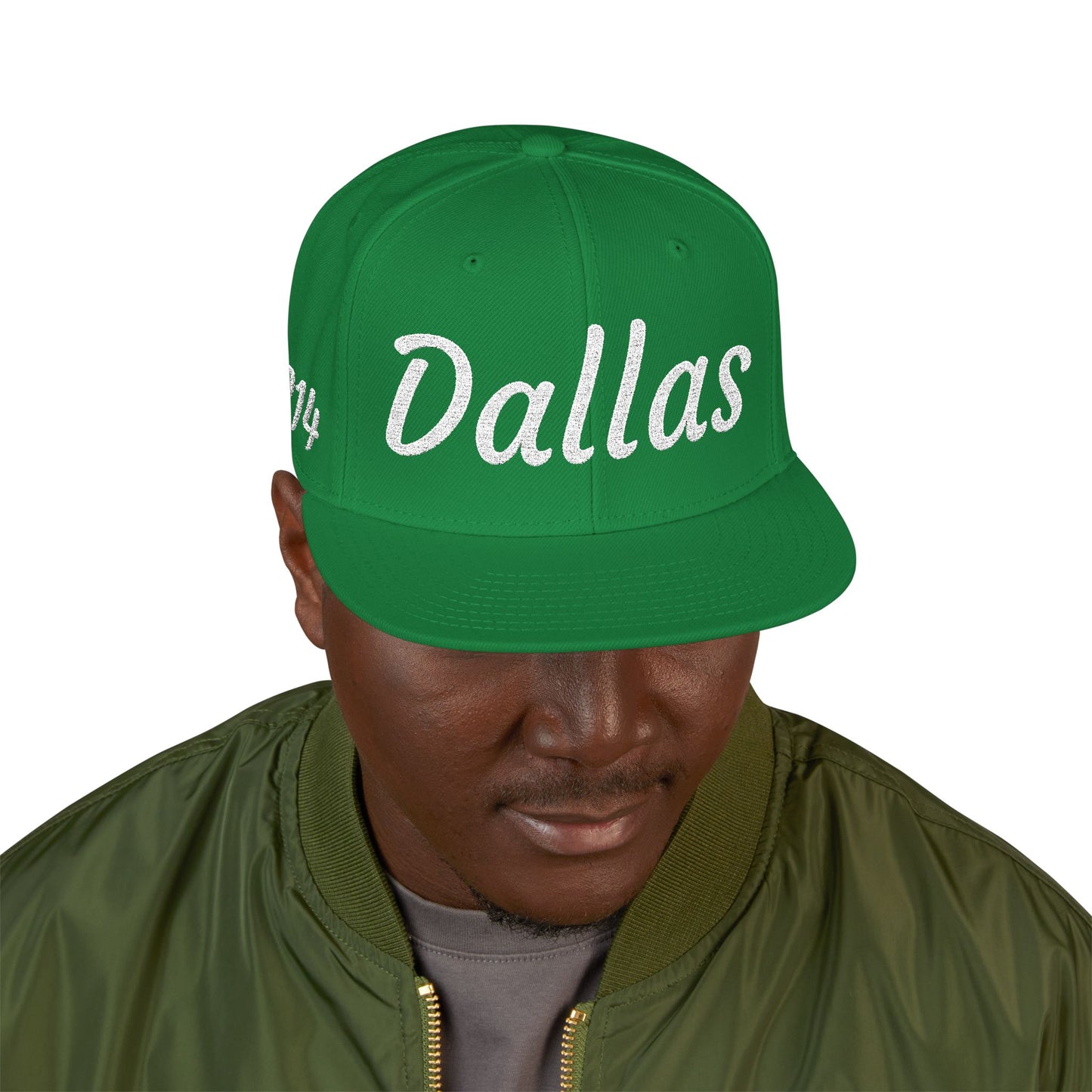 Dallas 214 Embroidered Snapback Streetwear Cap