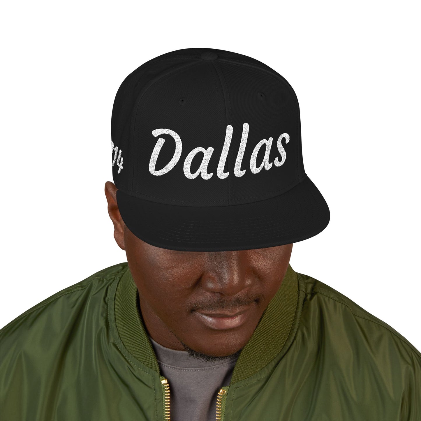 Dallas 214 Embroidered Snapback Streetwear Cap