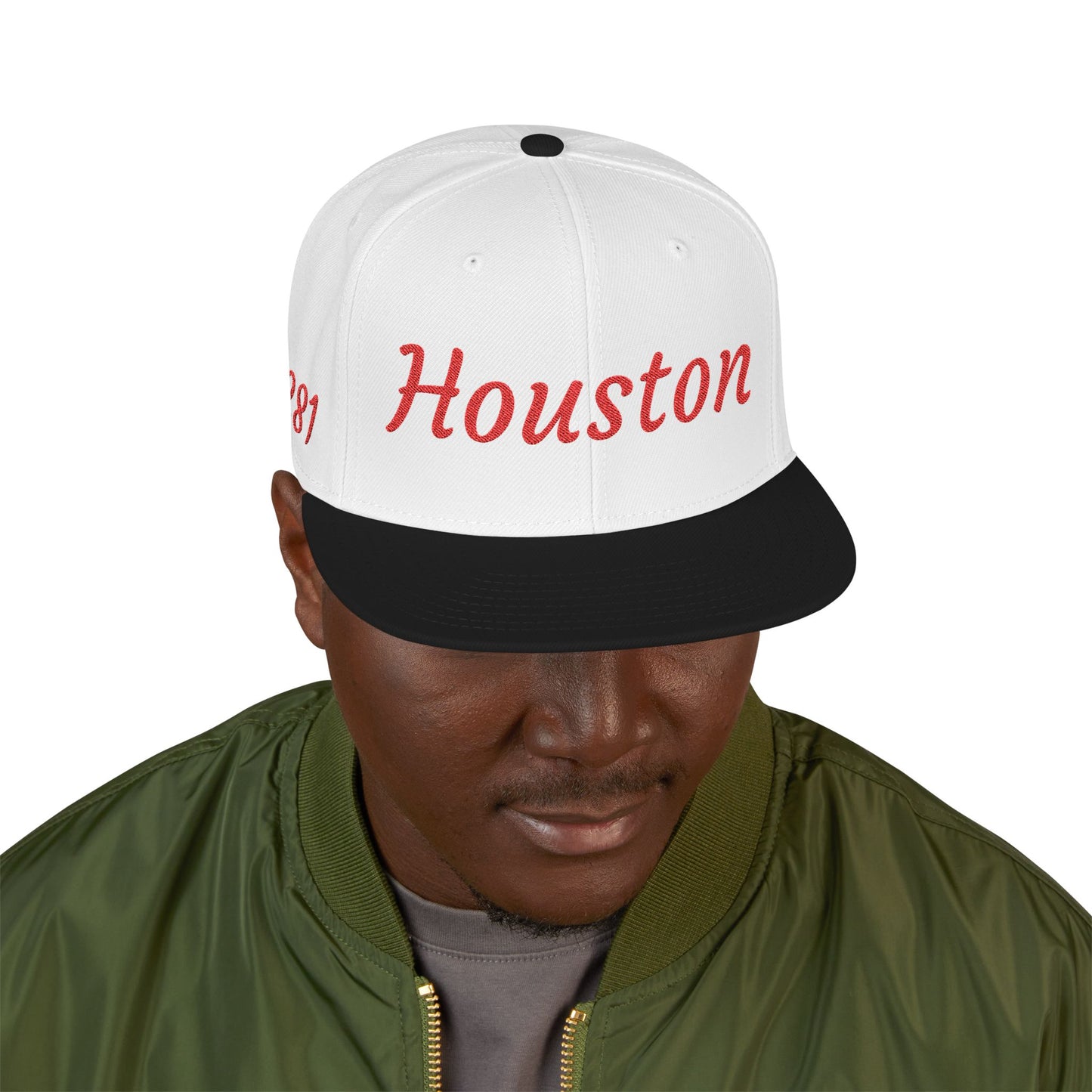 Houston 281 Embroidered Snapback Streetwear Cap