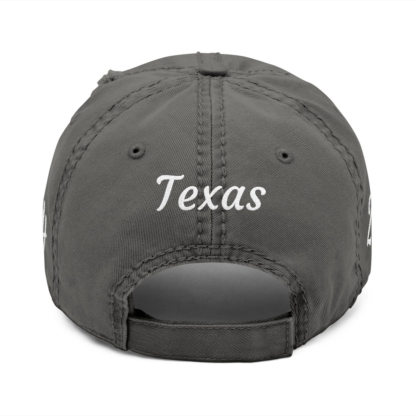 Embroidered Dallas Distressed - Texas Vintage Dad Cap