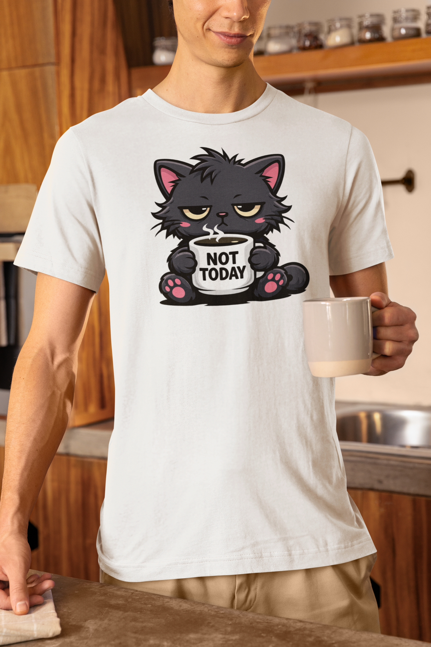 Not Today - Grumpy Cat Coffee T-Shirt