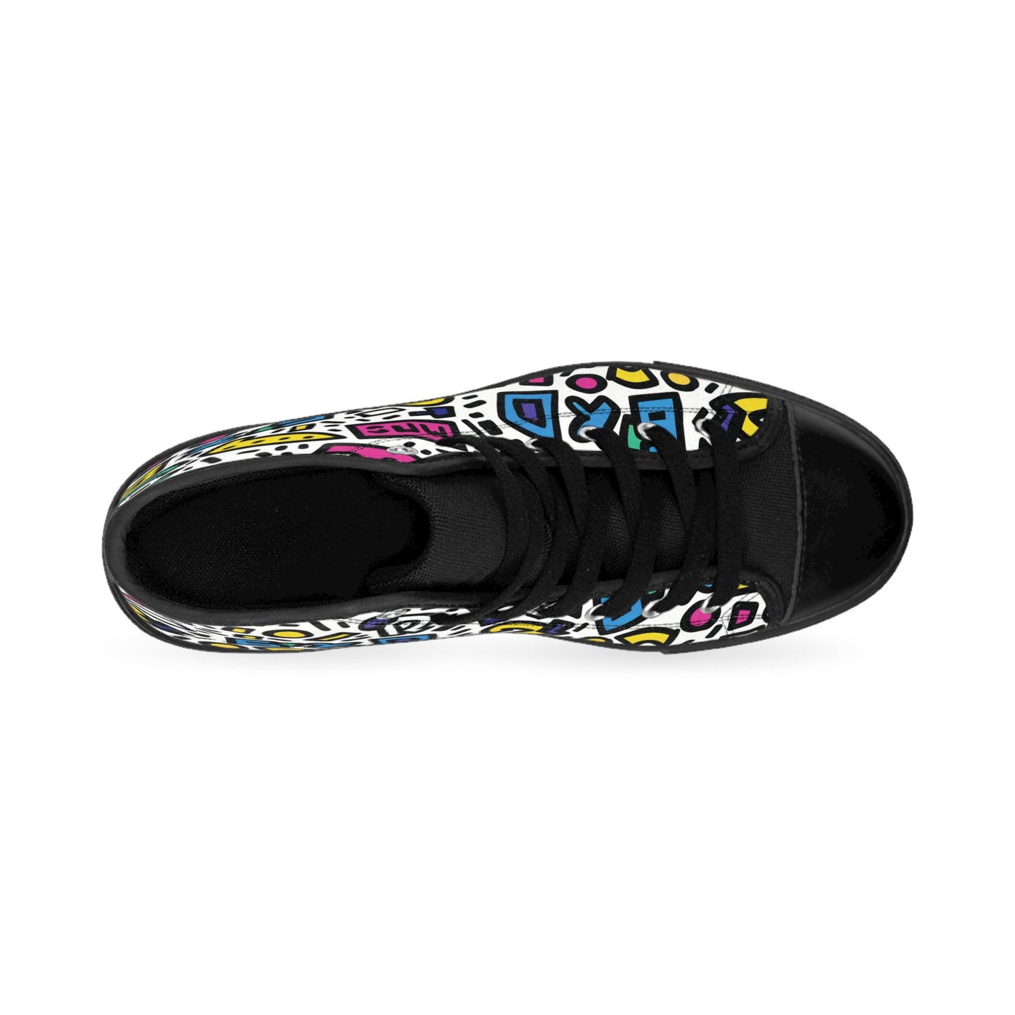 Women's 80s Retro Doodle High-Top Sneakers