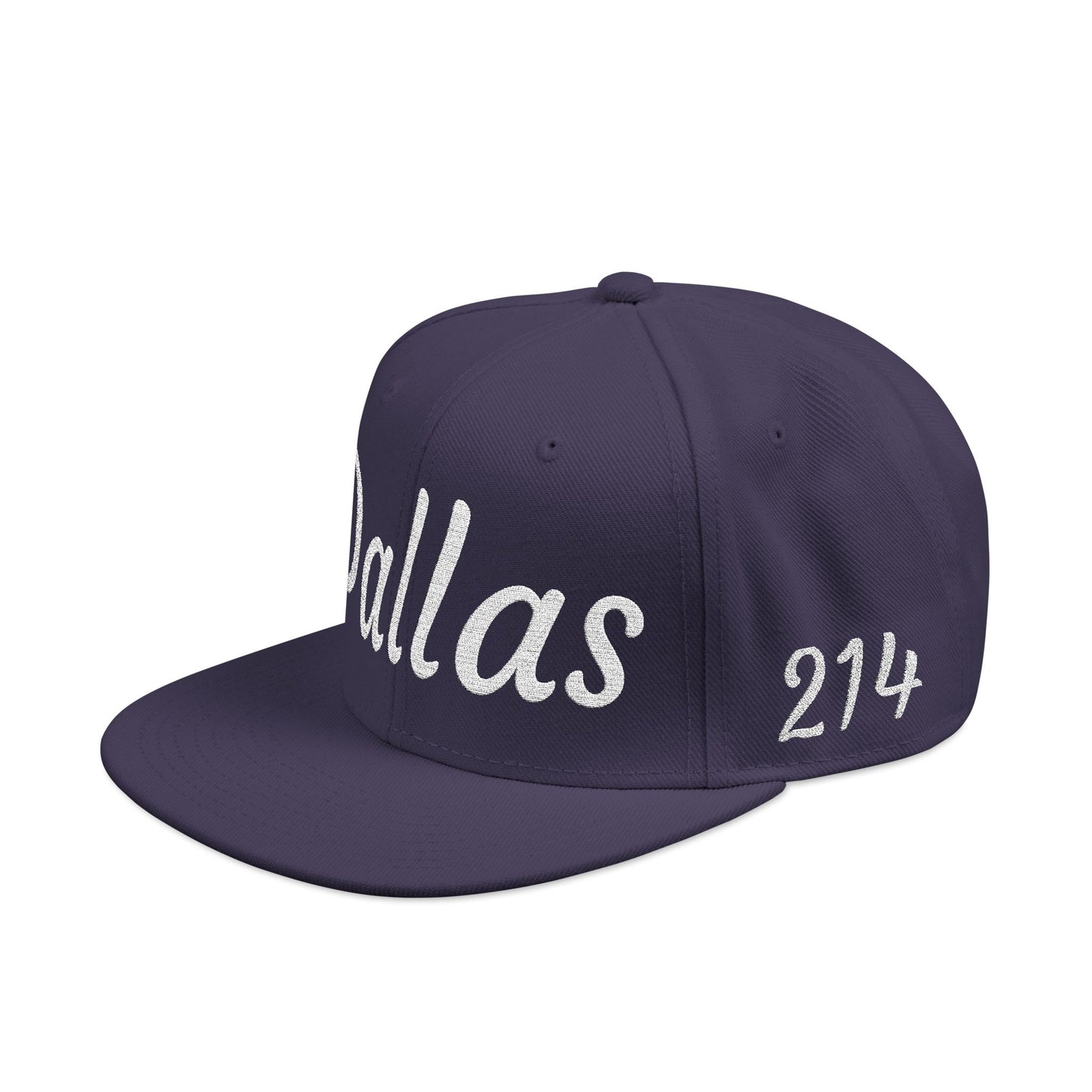 Dallas 214 Embroidered Snapback Streetwear Cap