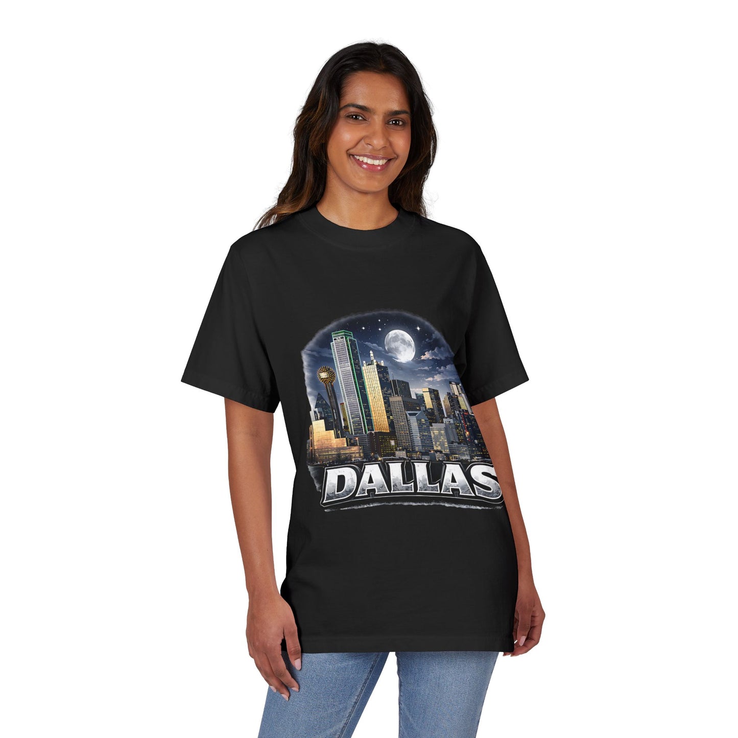 Dallas Night Skyline T-Shirt
