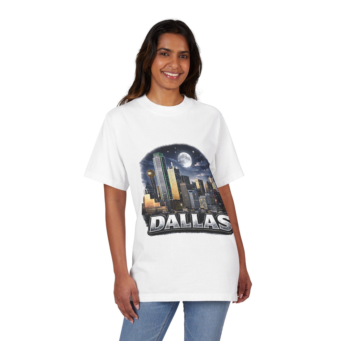 Dallas Night Skyline T-Shirt