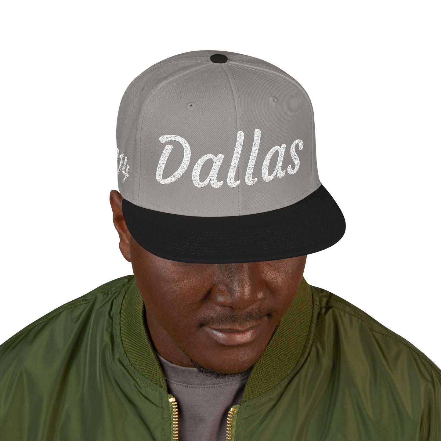 Dallas 214 Embroidered Snapback Streetwear Cap