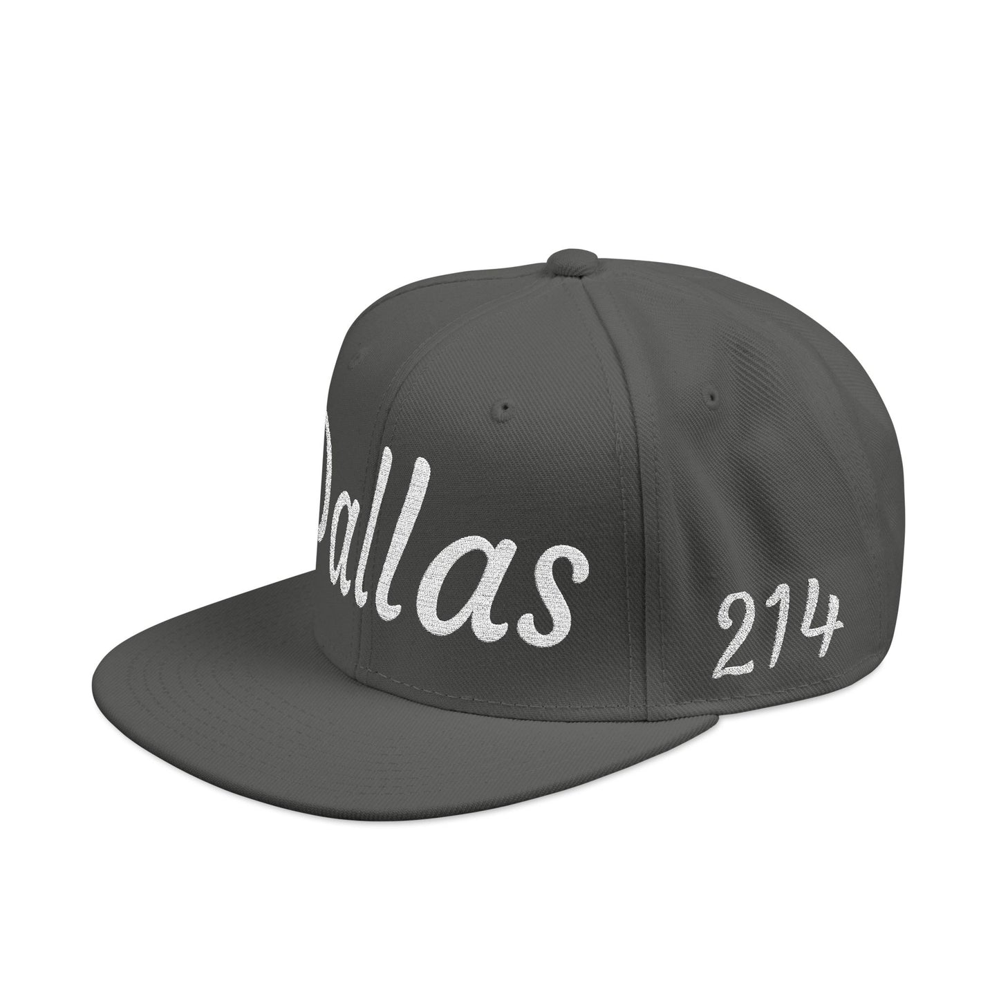 Dallas 214 Embroidered Snapback Streetwear Cap