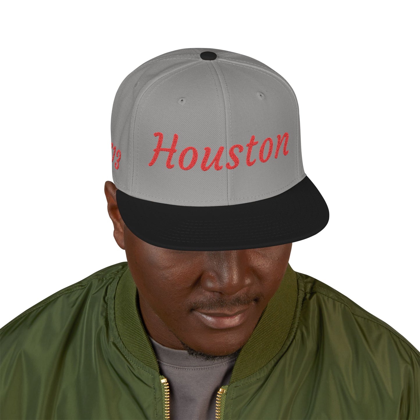 Houston 713 Embroidered Snapback Streetwear Cap