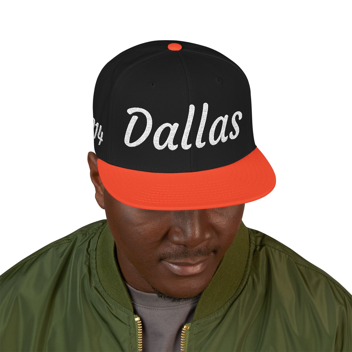 Dallas 214 Embroidered Snapback Streetwear Cap