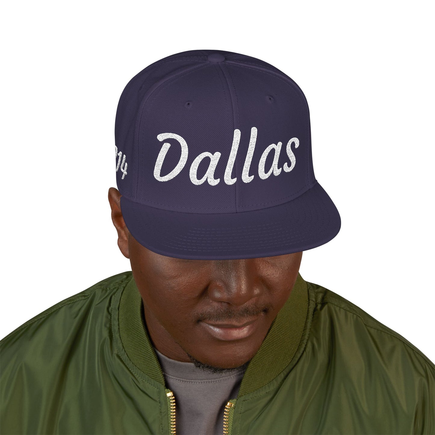 Dallas 214 Embroidered Snapback Streetwear Cap