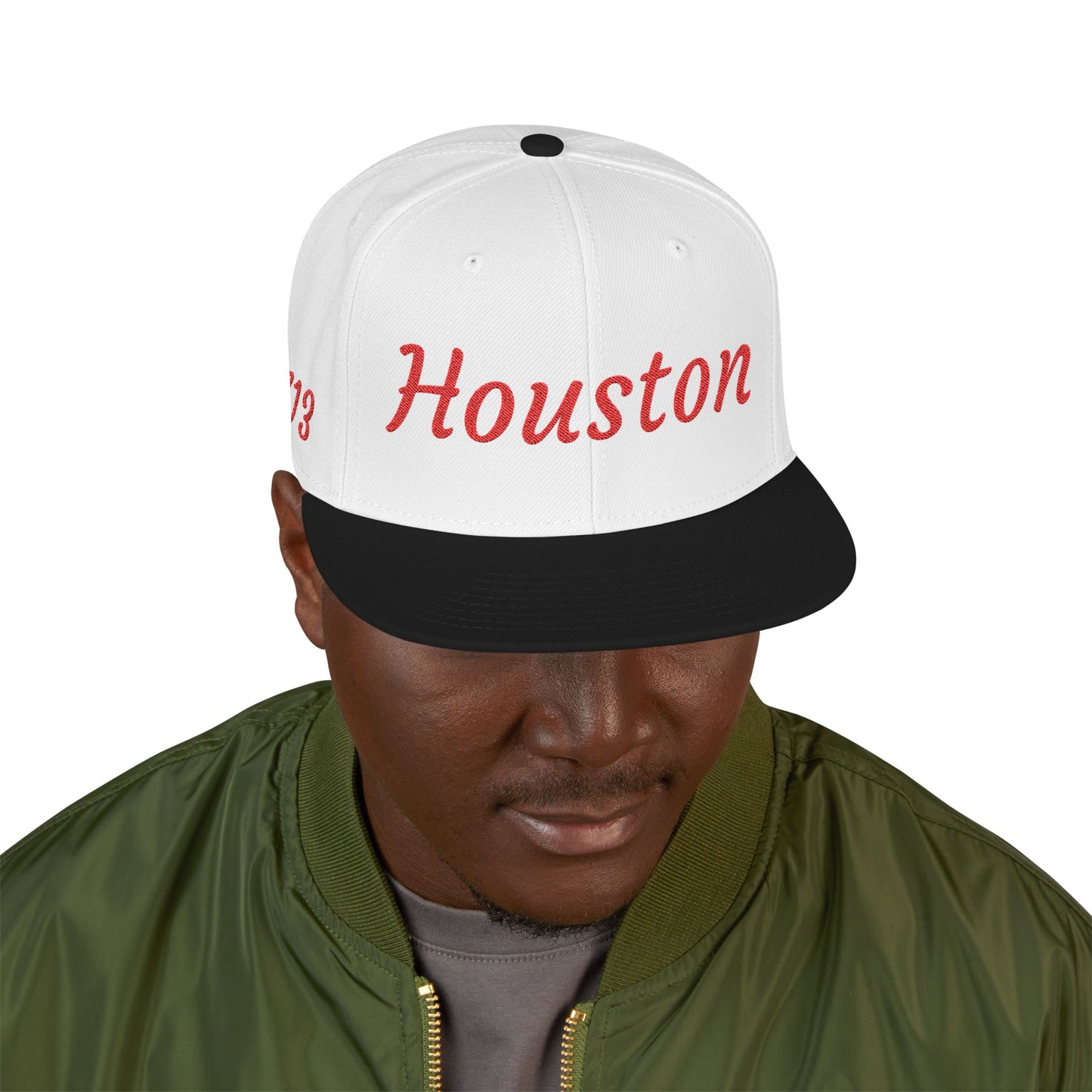 Houston 713 Embroidered Snapback Streetwear Cap