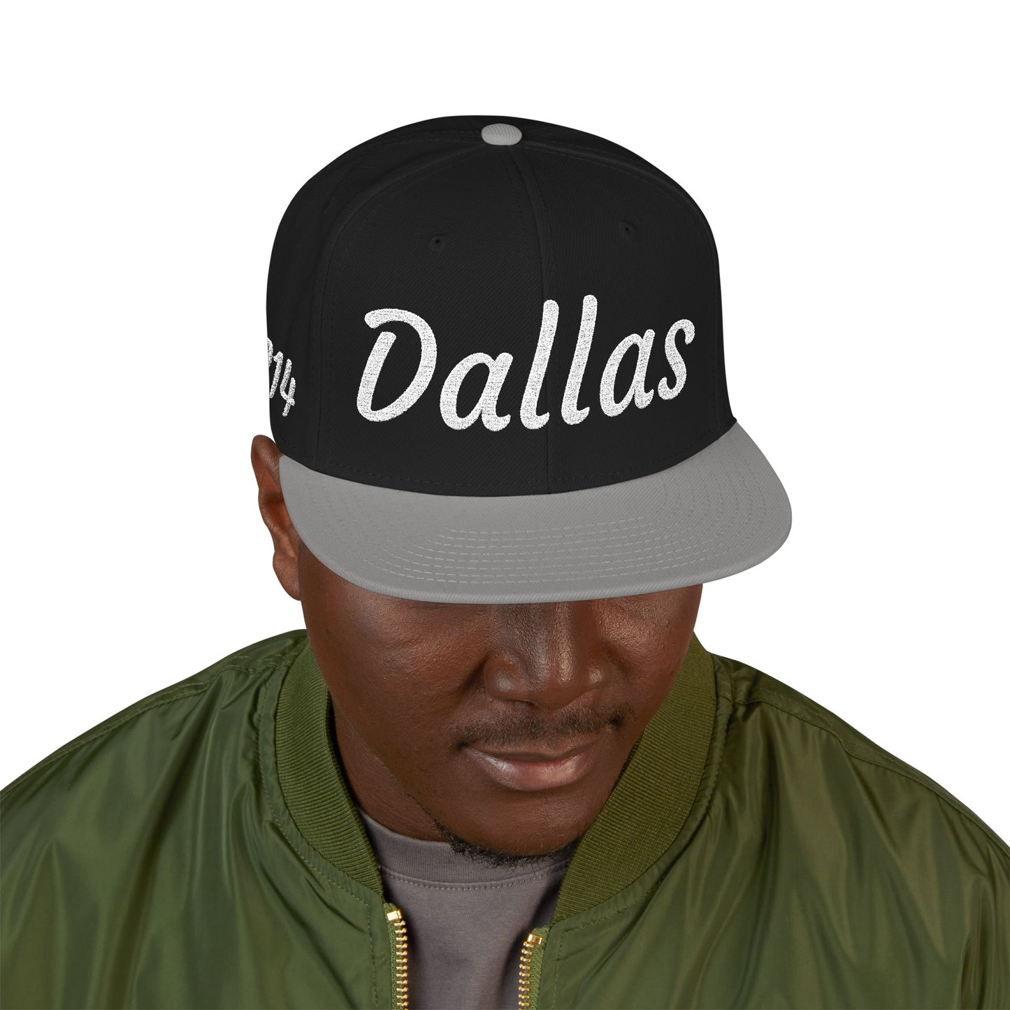Dallas 214 Embroidered Snapback Streetwear Cap