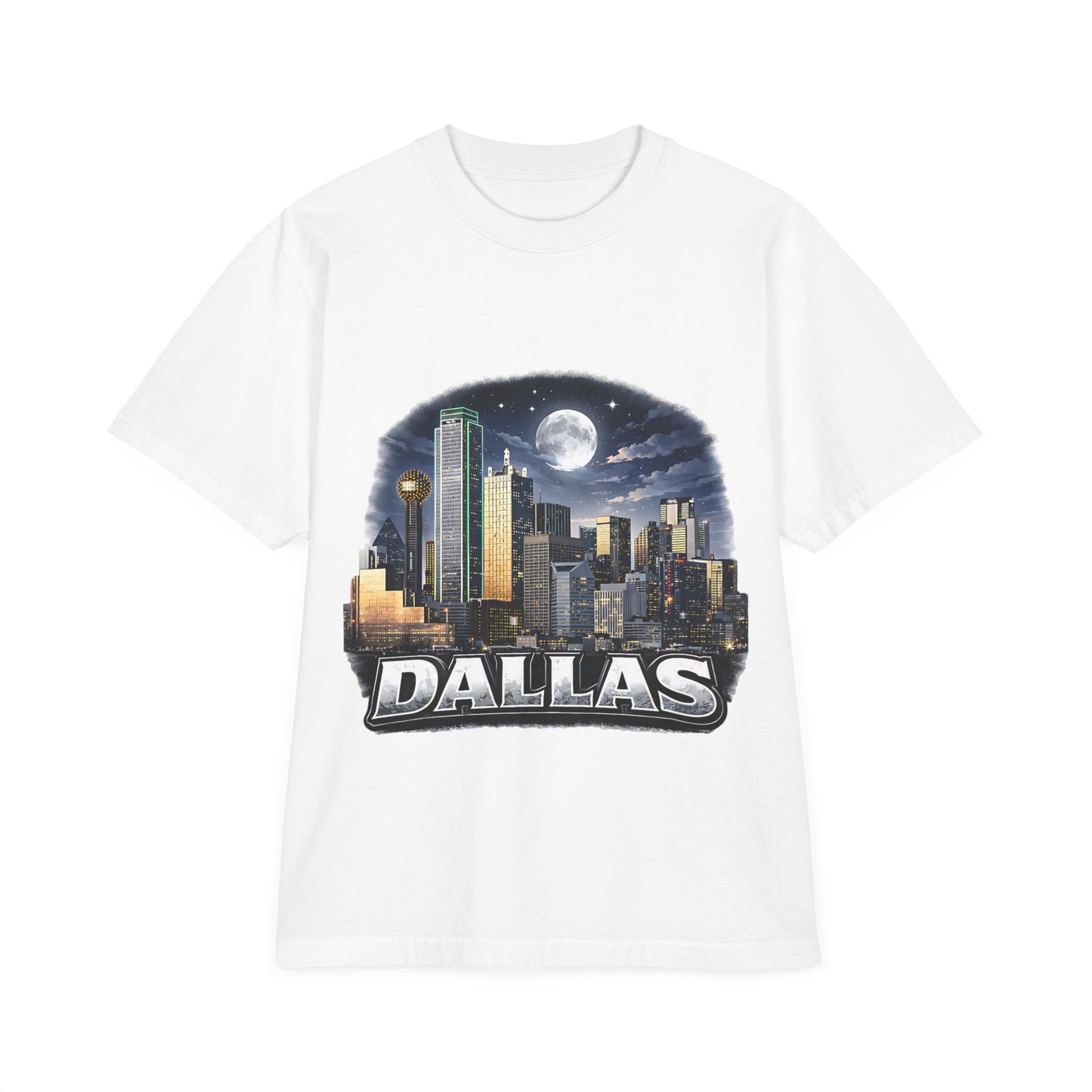 Dallas Night Skyline T-Shirt