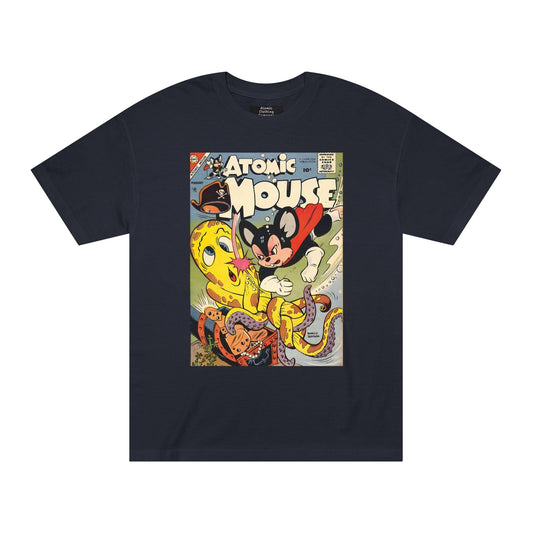 Atomic Mouse No. 25 Retro Comic Art T-Shirt | Vintage Cartoon Graphic Tee