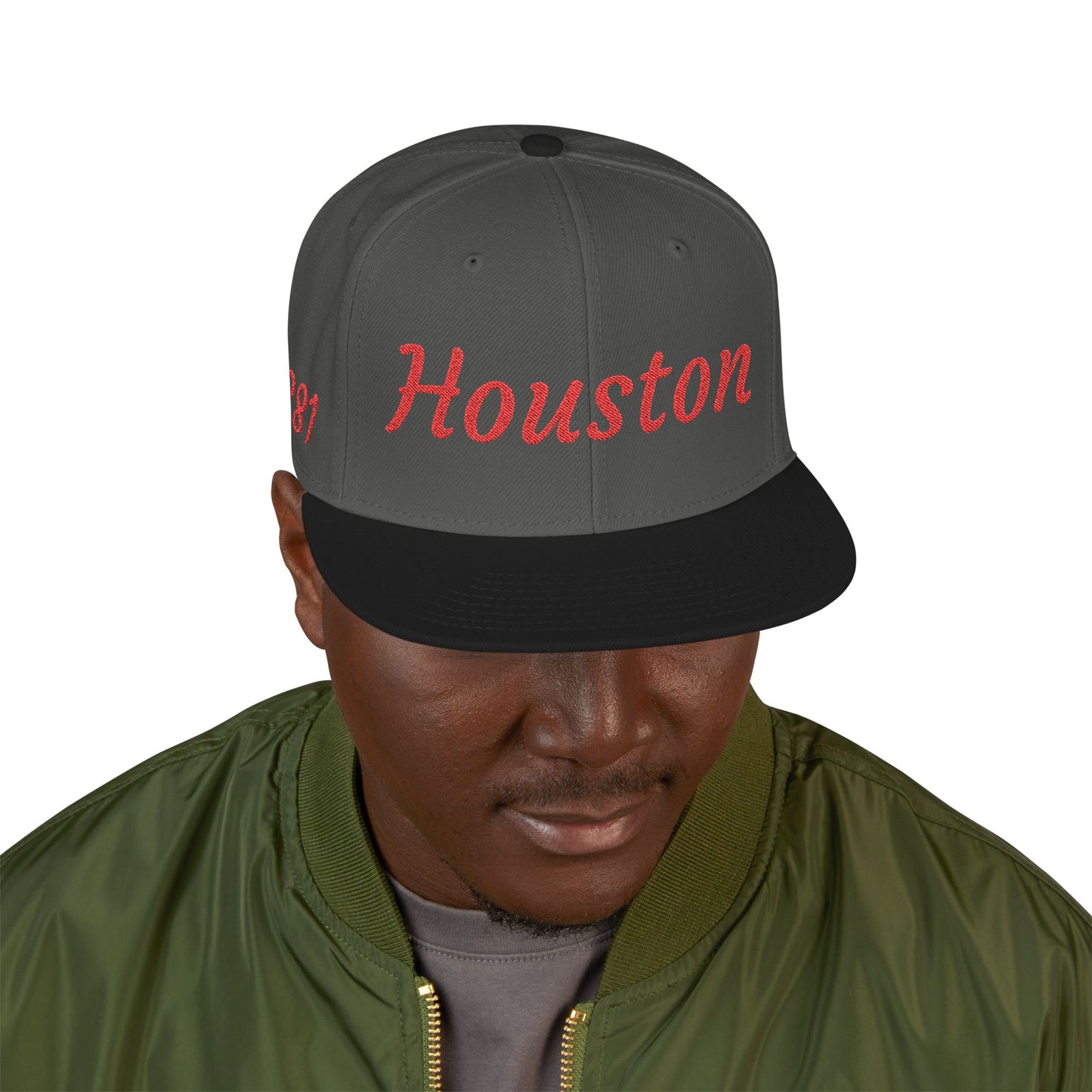 Houston 281 Embroidered Snapback Streetwear Cap