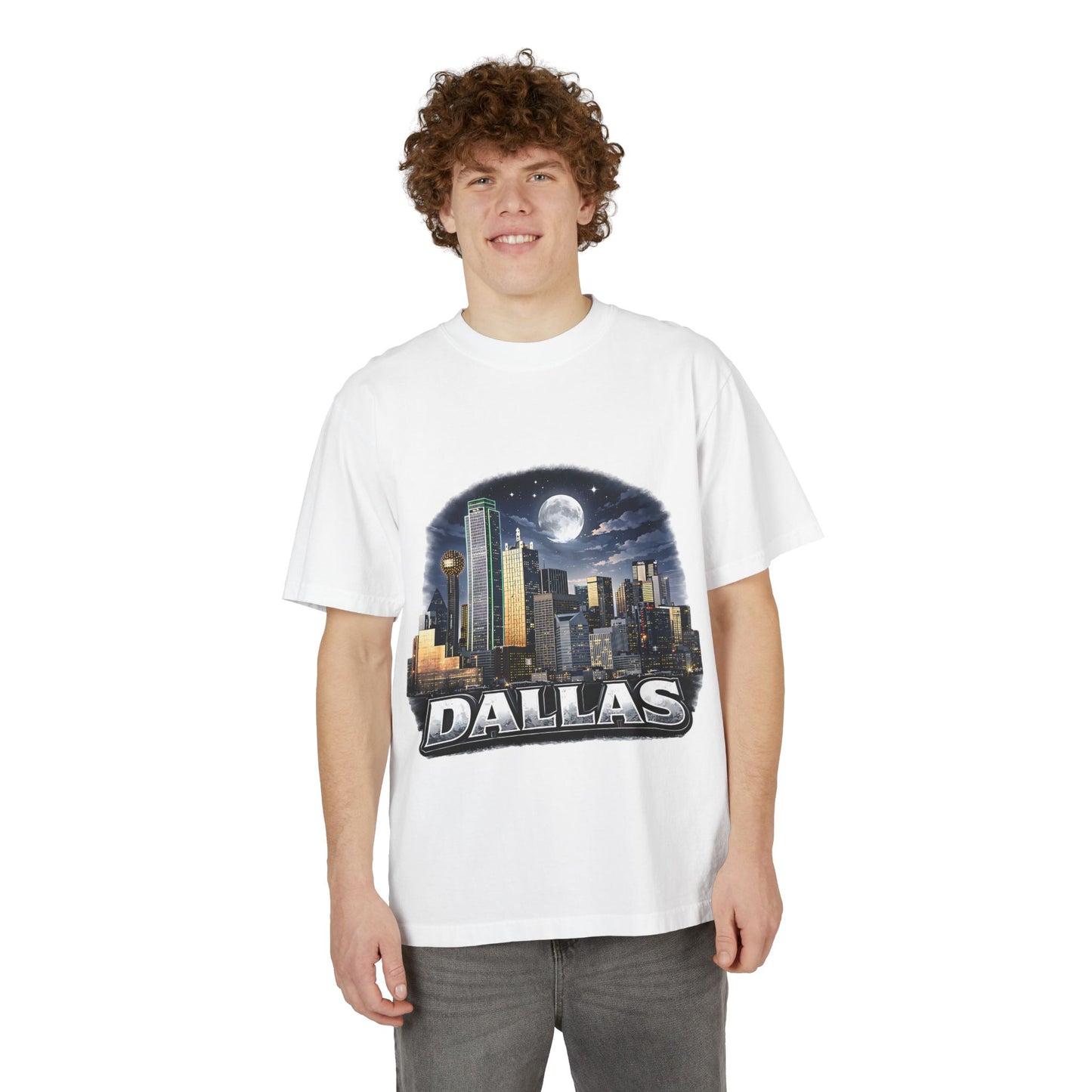 Dallas Night Skyline T-Shirt